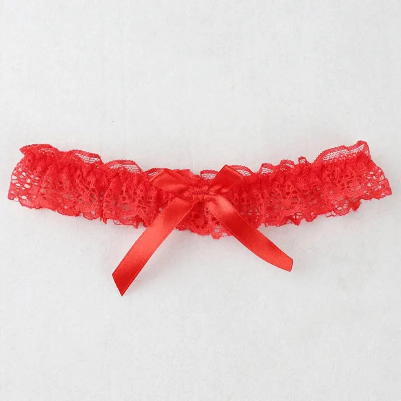 Porte jarretelles Ceinture élastique en dentelle pour marriage