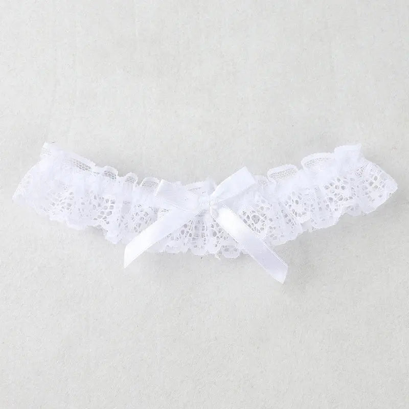 Porte jarretelles Ceinture élastique en dentelle pour marriage