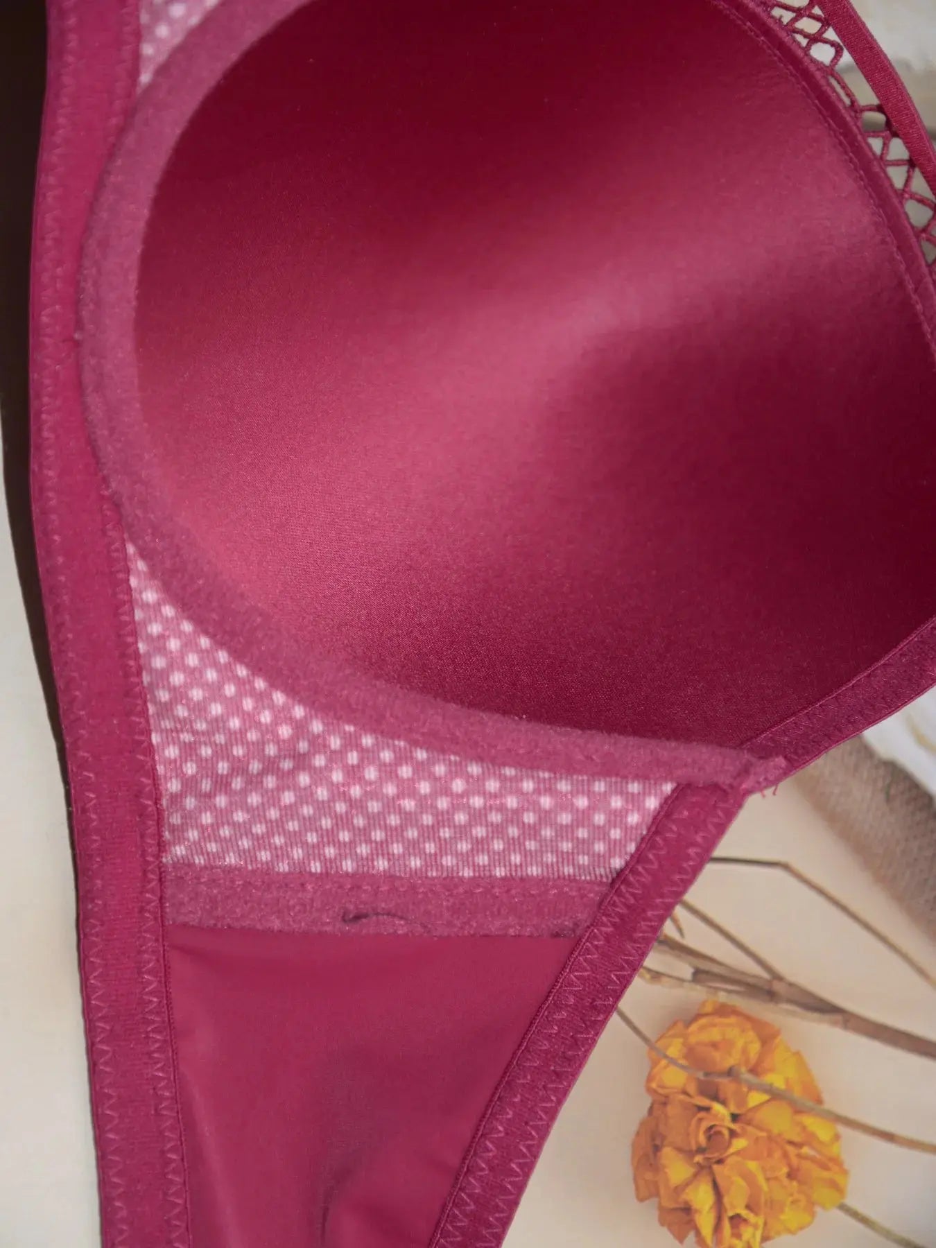 soutien-gorge Sexy rassemblé avec armatures bonnet D