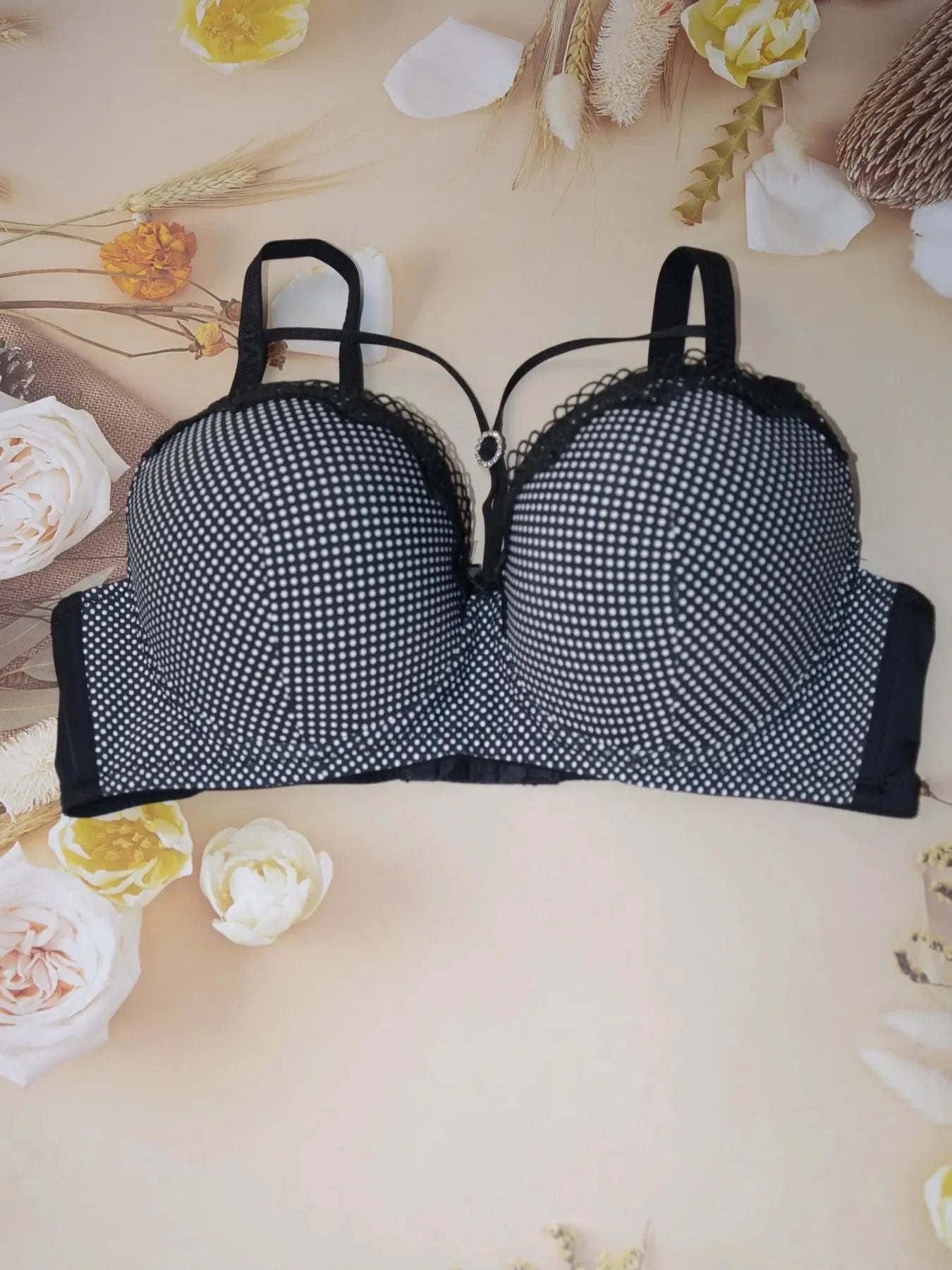 soutien-gorge Sexy rassemblé avec armatures bonnet D