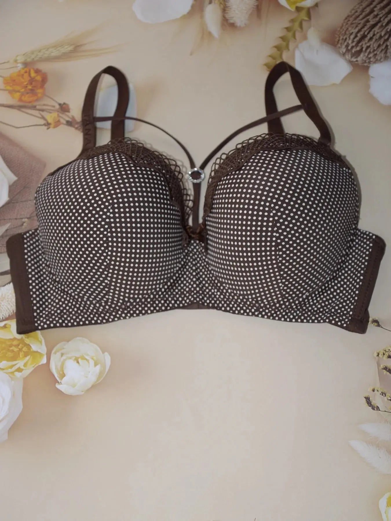 soutien-gorge Sexy rassemblé avec armatures bonnet D