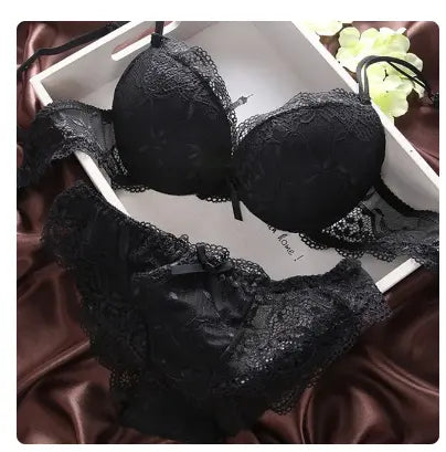 soutien-gorge et culotte ensemble dentelle - ensemble sous-vetement