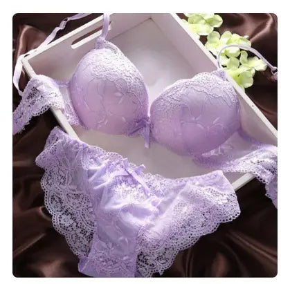 soutien-gorge et culotte ensemble dentelle - ensemble sous-vetement
