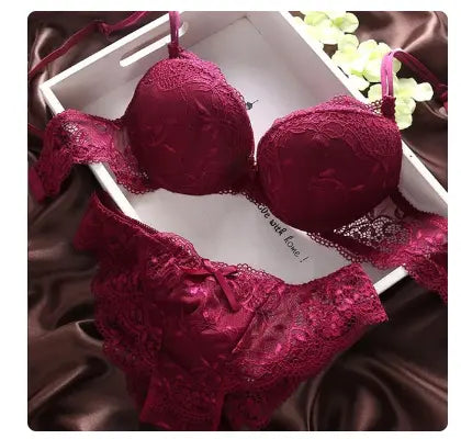 soutien-gorge et culotte ensemble dentelle - ensemble sous-vetement