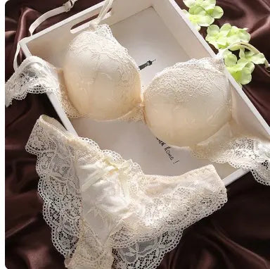 soutien-gorge et culotte ensemble dentelle - ensemble sous-vetement
