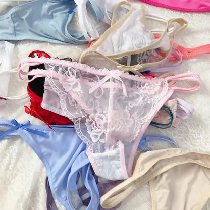 string sans couture , Lingerie Sexy, en maille translucide