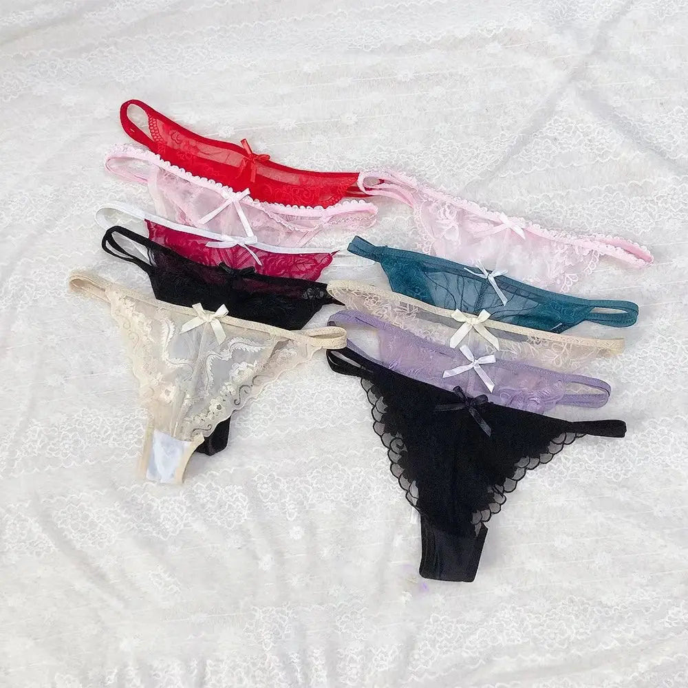 string sans couture , Lingerie Sexy, en maille translucide